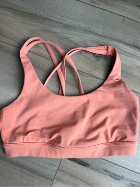 Lululemon Energy Bra Peach Pink